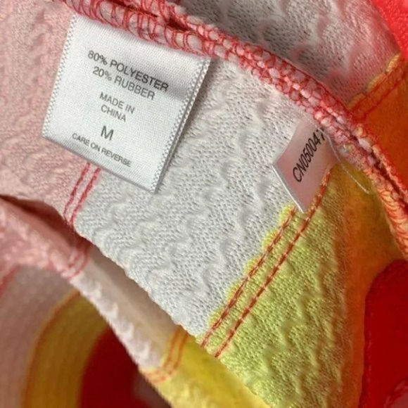 7th Avenue design studio New York and Co skirt sz M multicolored pastel striped - Picture 7 of 8